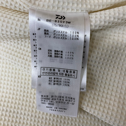 【中古品】【メンズ】 DAIWA PIER39 ダイワ ピアサーティナイン TECH HOODED WORK SHIRTS BE-82023W テック フーデッド ワークシャツ 長袖 トップス 144-260415-ks-07-tei サイズ：L カラー：ホワイト 万代Net店