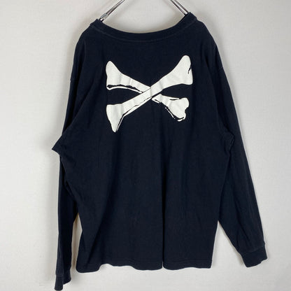 【中古品】【メンズ】 WTAPS ダブルタップス 16AW BONE L/S TEE 16ATDT-CSM06S ボーン ロングスリーブ Tシャツ 長袖 トップス 142-260413-ks-03-tei サイズ：M カラー：ブラック 万代Net店