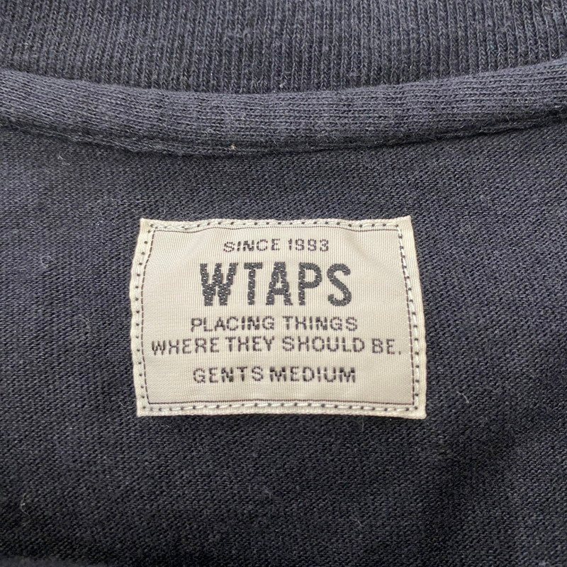 【中古品】【メンズ】 WTAPS ダブルタップス 16AW BONE L/S TEE 16ATDT-CSM06S ボーン ロングスリーブ Tシャツ 長袖 トップス 142-260413-ks-03-tei サイズ：M カラー：ブラック 万代Net店
