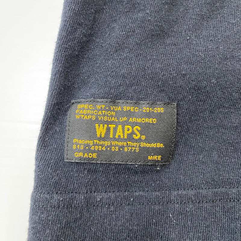 【中古品】【メンズ】 WTAPS ダブルタップス 16AW BONE L/S TEE 16ATDT-CSM06S ボーン ロングスリーブ Tシャツ 長袖 トップス 142-260413-ks-03-tei サイズ：M カラー：ブラック 万代Net店