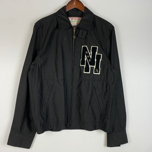 【中古品】【メンズ】 RAGS MCGREGOR ラグスマックレガー × N.HOOLYWOOD エヌハリウッド 別注 コラボ DRIZZLER FULLZIP JACKET 211118152 フルジップ ジャケット アウター 140-260410-ko-07-tei サイズ：M カラー：ブラック 万代Net店