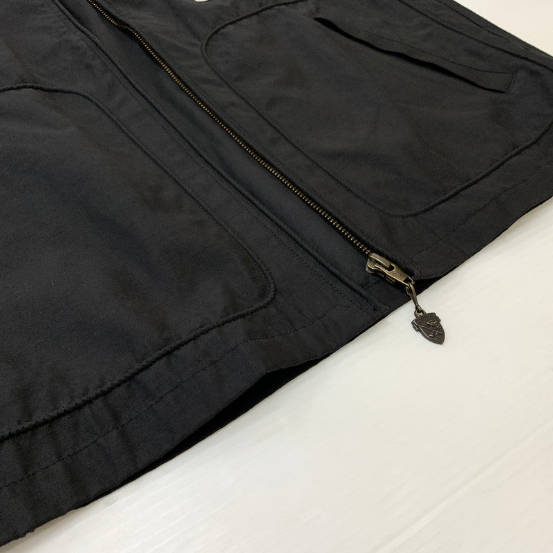 【中古品】【メンズ】 RAGS MCGREGOR ラグスマックレガー × N.HOOLYWOOD エヌハリウッド 別注 コラボ DRIZZLER FULLZIP JACKET 211118152 フルジップ ジャケット アウター 140-260410-ko-07-tei サイズ：M カラー：ブラック 万代Net店