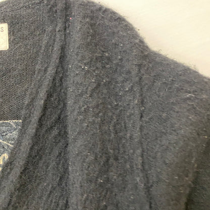 【中古品】【メンズ】 16AW EMBROIDERY BABY ALPACA KNIT CARDIGAN 16FW-WMK-KN22 エンブロイダリー ベビーアルパカ ニット カーディガン 長袖 トップス 140-260413-ks-05-fuzh サイズ：L カラー：ブラック 万代Net店