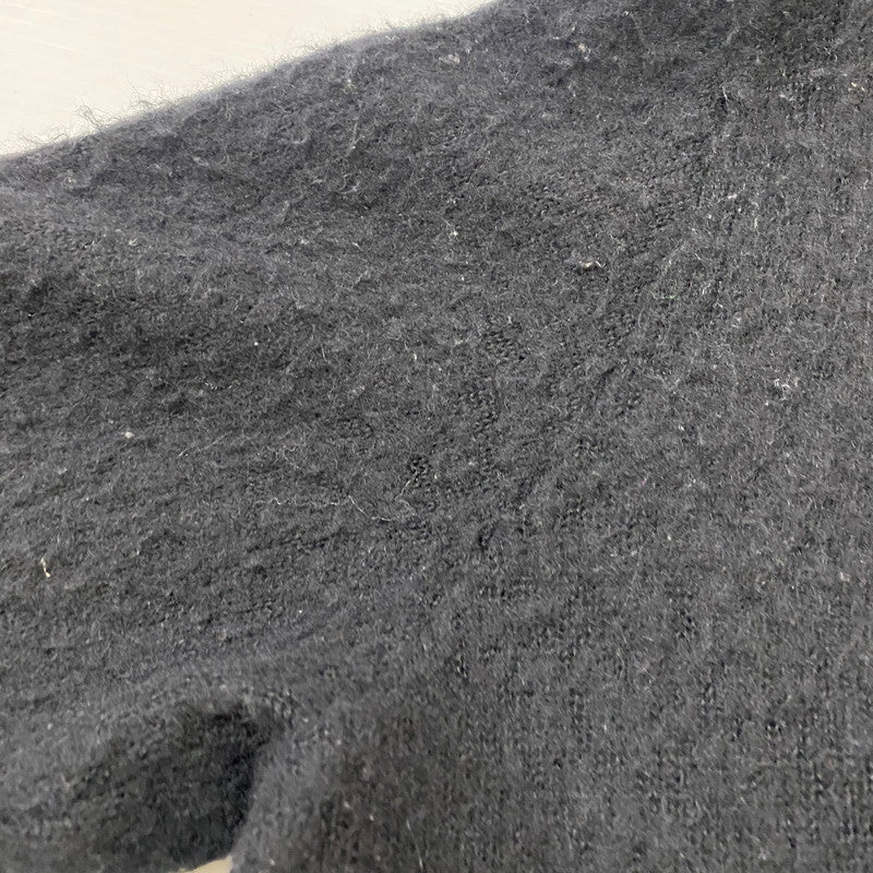 【中古品】【メンズ】 16AW EMBROIDERY BABY ALPACA KNIT CARDIGAN 16FW-WMK-KN22 エンブロイダリー ベビーアルパカ ニット カーディガン 長袖 トップス 140-260413-ks-05-fuzh サイズ：L カラー：ブラック 万代Net店