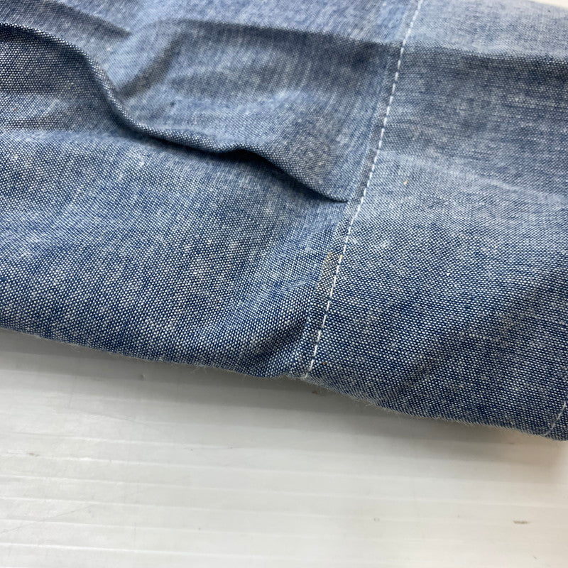 【中古品】【メンズ】 FIVE BROTHER ファイブブラザー 90's WORK L/S SHIRT 90年代 ワーク ロングスリーブ シャツ トップス ビッグシルエットシャツ 145-260419-ko-21-tei サイズ：4XL カラー：インディゴ 万代Net店