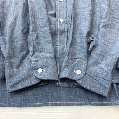 【中古品】【メンズ】 FIVE BROTHER ファイブブラザー 90's WORK L/S SHIRT 90年代 ワーク ロングスリーブ シャツ トップス ビッグシルエットシャツ 145-260419-ko-21-tei サイズ：4XL カラー：インディゴ 万代Net店