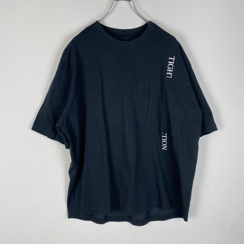 【中古品】【メンズ】 TIGHTBOOTH PRODUCTION TBPR タイトブース プロダクション STRAIGHT UP S/S T-SHIRT ストレートアップ ショートスリーブ Tシャツ 半袖 トップス 142-260413-ks-01-tei サイズ：M カラー：ブラック 万代Net店