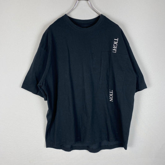 【中古品】【メンズ】 TIGHTBOOTH PRODUCTION TBPR タイトブース プロダクション STRAIGHT UP S/S T-SHIRT ストレートアップ ショートスリーブ Tシャツ 半袖 トップス 142-260413-ks-01-tei サイズ：M カラー：ブラック 万代Net店