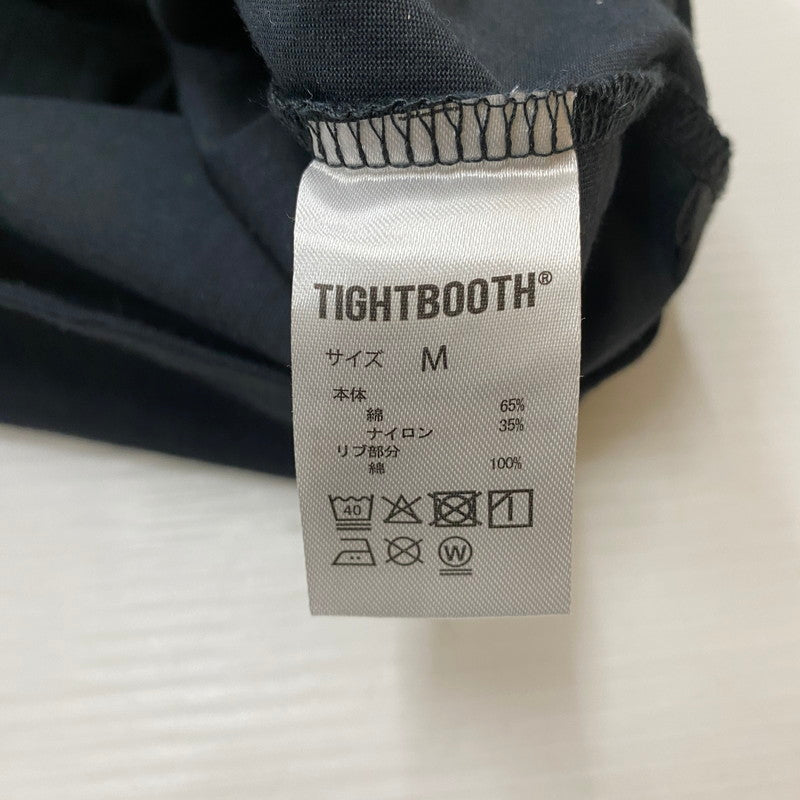 【中古品】【メンズ】 TIGHTBOOTH PRODUCTION TBPR タイトブース プロダクション STRAIGHT UP S/S T-SHIRT ストレートアップ ショートスリーブ Tシャツ 半袖 トップス 142-260413-ks-01-tei サイズ：M カラー：ブラック 万代Net店