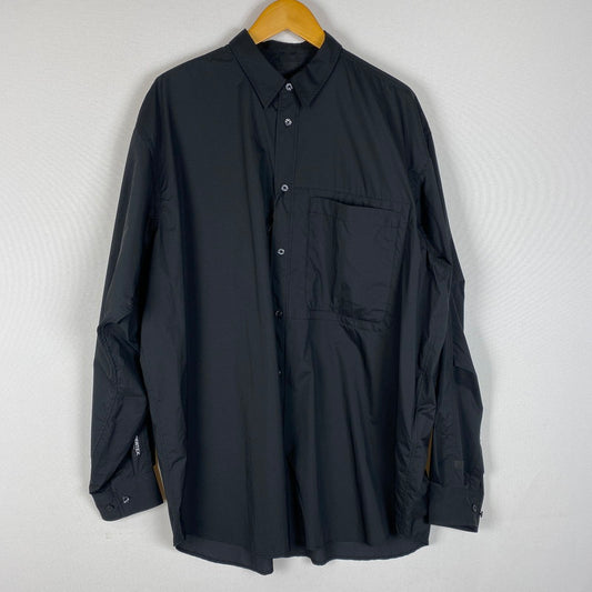 【中古品】【メンズ】 DAIWA PIER39 ダイワピア サーティーナイン TECH TRAVEL SHIRT BE-64025 テック トラベル シャツ 長袖 トップス 144-260413-ks-01-tei サイズ：XL カラー：ブラック 万代Net店