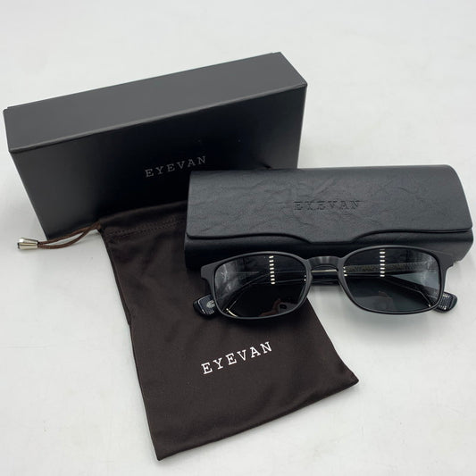 【中古品】【メンズ】 EYEVAN アイヴァン JAM MPBK SUNGLASSES ジャム サングラス アイウェア アクセサリー 203-260503-ko-03-tei サイズ：53□20-145 カラー：ブラック 万代Net店