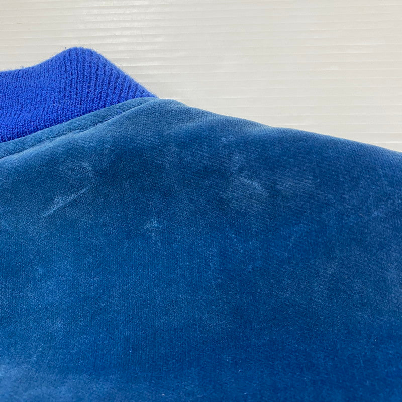 【中古品】【メンズ】 USED 70's VELOUR STADIUM JACKET VINTAGE 70年代 ベロア スタジアムジャケット アウター ヴィンテージ スーベニアジャケット 145-260418-ks-05-tei サイズ：表記サイズ無し カラー：ブルー 万代Net店