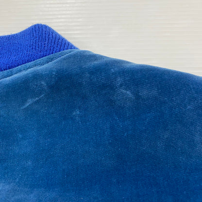 【中古品】【メンズ】 USED 70's VELOUR STADIUM JACKET VINTAGE 70年代 ベロア スタジアムジャケット アウター ヴィンテージ スーベニアジャケット 145-260418-ks-05-tei サイズ：表記サイズ無し カラー：ブルー 万代Net店