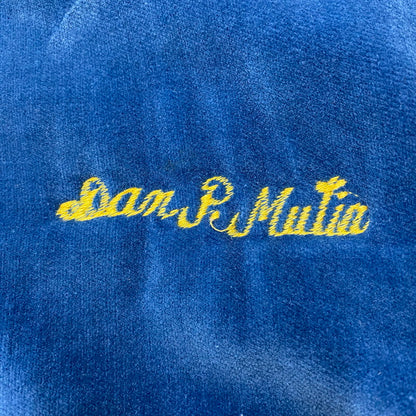 【中古品】【メンズ】 USED 70's VELOUR STADIUM JACKET VINTAGE 70年代 ベロア スタジアムジャケット アウター ヴィンテージ スーベニアジャケット 145-260418-ks-05-tei サイズ：表記サイズ無し カラー：ブルー 万代Net店