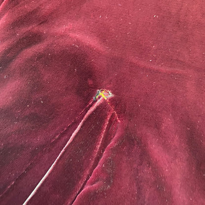 【ジャンク品】【メンズ】 USED 50's VELOUR STADIUM JACKET VINTAGE 50年代 ベロア スタジアム ジャケット アウター ヴィンテージ スーベニアジャケット 145-260418-ks-06-tei サイズ：表記サイズ無し カラー：ボルドー 万代Net店