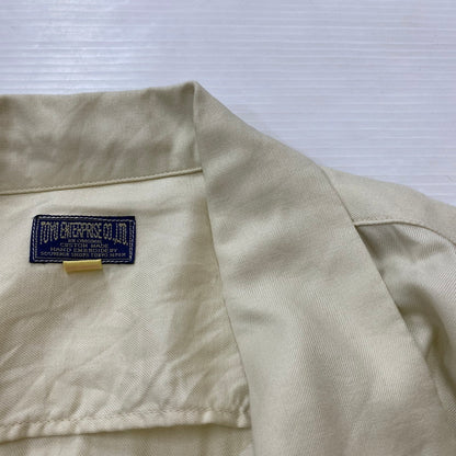 【中古品】【メンズ】 TAILOR TOYO テーラー東洋 DESIGN S/S SUKA SHIRT TT31748 デザイン ショートスリーブ スカシャツ 半袖 トップス 140-260413-ks-06-tei サイズ：L カラー：アイボリー 万代Net店