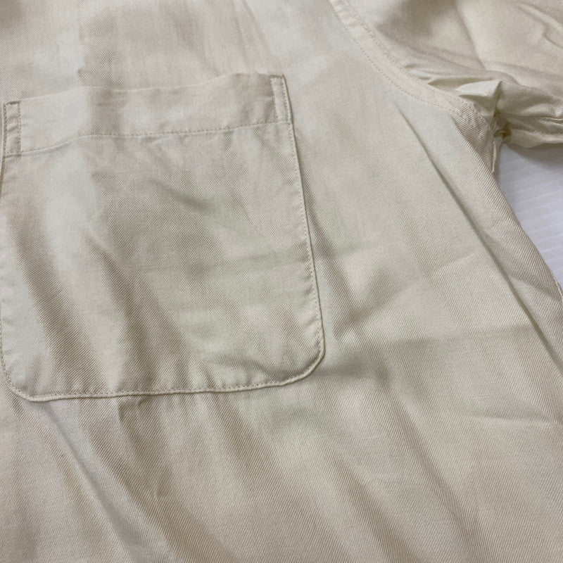 【中古品】【メンズ】 TAILOR TOYO テーラー東洋 DESIGN S/S SUKA SHIRT TT31748 デザイン ショートスリーブ スカシャツ 半袖 トップス 140-260413-ks-06-tei サイズ：L カラー：アイボリー 万代Net店