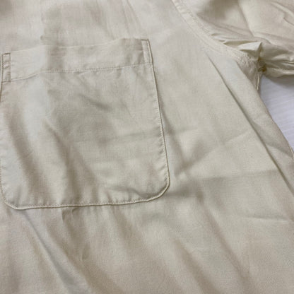 【中古品】【メンズ】 TAILOR TOYO テーラー東洋 DESIGN S/S SUKA SHIRT TT31748 デザイン ショートスリーブ スカシャツ 半袖 トップス 140-260413-ks-06-tei サイズ：L カラー：アイボリー 万代Net店