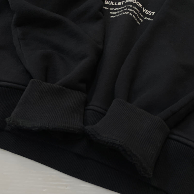 【中古品】【メンズ】 G-STAR RAW ジースター ロウ BULLET PROOF VEST HOODIE ブレット プルーフ ベスト フーディ 長袖 トップス プルオーバーパーカー 147-260830-sa-15-tei サイズ：L カラー：ブラック 万代Net店