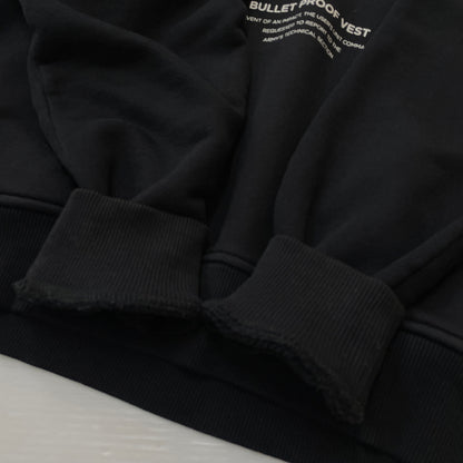 【中古品】【メンズ】 G-STAR RAW ジースター ロウ BULLET PROOF VEST HOODIE ブレット プルーフ ベスト フーディ 長袖 トップス プルオーバーパーカー 147-260830-sa-15-tei サイズ：L カラー：ブラック 万代Net店