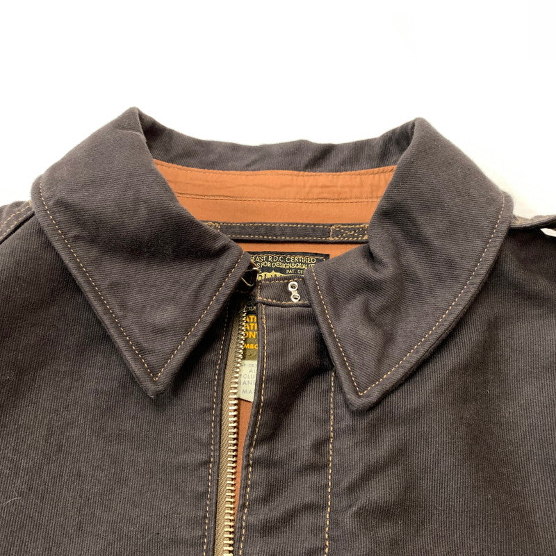 【中古品】【メンズ】 COLIMBO コリンボ ABERDEEN AERO JACKET PLAIN JUNGLE CLOTH A-2 TYPE P-51162-2 アバディーン エアロジャケット アウター ブルゾン 145-260410-ko-21-tei サイズ：38 カラー：ブラウン 万代Net店