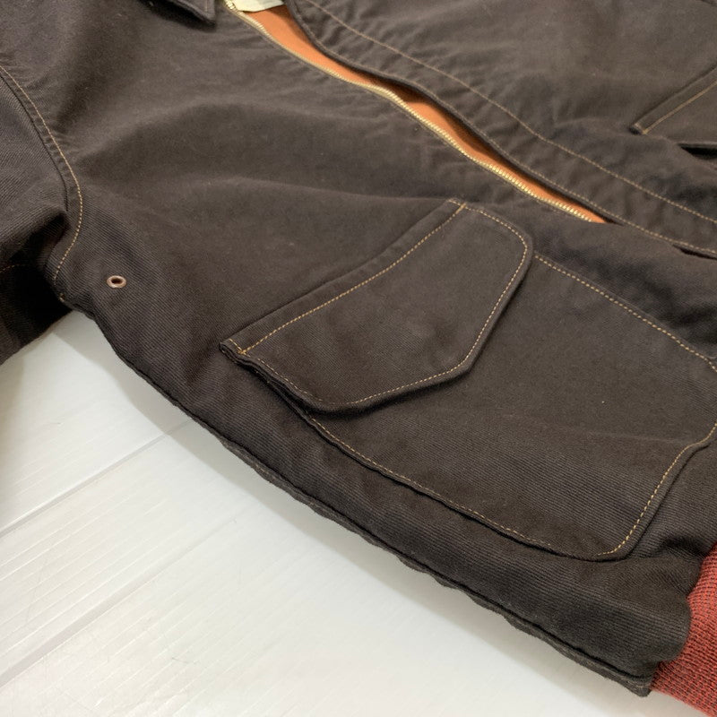 【中古品】【メンズ】 COLIMBO コリンボ ABERDEEN AERO JACKET PLAIN JUNGLE CLOTH A-2 TYPE P-51162-2 アバディーン エアロジャケット アウター ブルゾン 145-260410-ko-21-tei サイズ：38 カラー：ブラウン 万代Net店