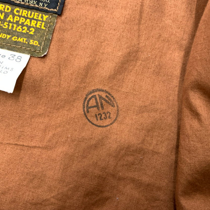 【中古品】【メンズ】 COLIMBO コリンボ ABERDEEN AERO JACKET PLAIN JUNGLE CLOTH A-2 TYPE P-51162-2 アバディーン エアロジャケット アウター ブルゾン 145-260410-ko-21-tei サイズ：38 カラー：ブラウン 万代Net店