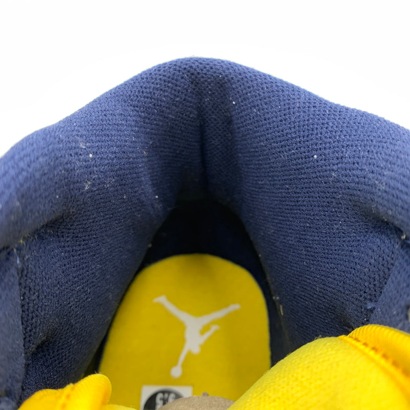 【中古品】【メンズ】 NIKE ナイキ AIR JORDAN 1 MID MICHIGAN エアジョーダン1 ミッド スニーカー 靴 シューズ 160-260711-ko-04-tei サイズ：27.5cm カラー：イエローネイビー 万代Net店