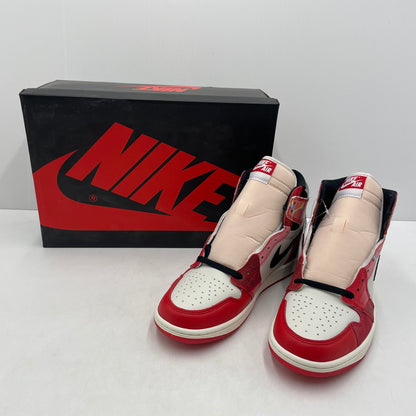 【中古品】【メンズ】 NIKE ナイキ × SPIDER-MAN スパイダーマン 別注コラボ AIR JORDAN 1 RETRO HIGH OG SP DV1748-601 エア ジョーダン レトロ ハイ オリジナル スペシャル スニーカー 靴 シューズ 160-260619-sa-02-tei サイズ：27.5 カラー：ホワイトレッド 万代Net店
