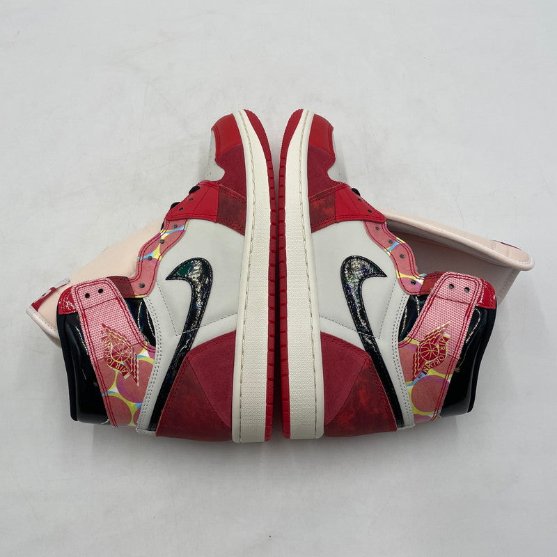 【中古品】【メンズ】 NIKE ナイキ × SPIDER-MAN スパイダーマン 別注コラボ AIR JORDAN 1 RETRO HIGH OG SP DV1748-601 エア ジョーダン レトロ ハイ オリジナル スペシャル スニーカー 靴 シューズ 160-260619-sa-02-tei サイズ：27.5 カラー：ホワイトレッド 万代Net店