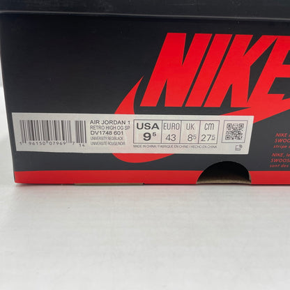 【中古品】【メンズ】 NIKE ナイキ × SPIDER-MAN スパイダーマン 別注コラボ AIR JORDAN 1 RETRO HIGH OG SP DV1748-601 エア ジョーダン レトロ ハイ オリジナル スペシャル スニーカー 靴 シューズ 160-260619-sa-02-tei サイズ：27.5 カラー：ホワイトレッド 万代Net店