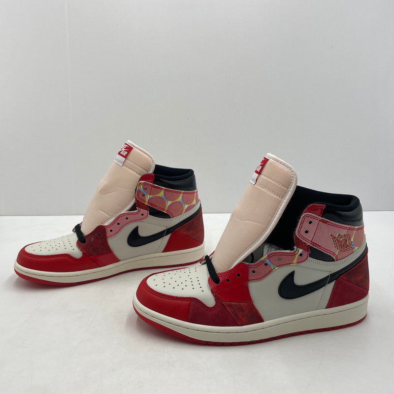 【中古品】【メンズ】 NIKE ナイキ × SPIDER-MAN スパイダーマン 別注コラボ AIR JORDAN 1 RETRO HIGH OG SP DV1748-601 エア ジョーダン レトロ ハイ オリジナル スペシャル スニーカー 靴 シューズ 160-260619-sa-02-tei サイズ：27.5 カラー：ホワイトレッド 万代Net店