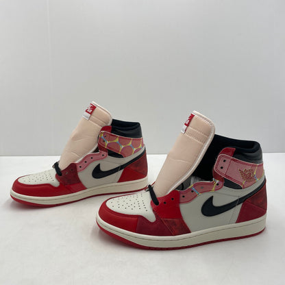 【中古品】【メンズ】 NIKE ナイキ × SPIDER-MAN スパイダーマン 別注コラボ AIR JORDAN 1 RETRO HIGH OG SP DV1748-601 エア ジョーダン レトロ ハイ オリジナル スペシャル スニーカー 靴 シューズ 160-260619-sa-02-tei サイズ：27.5 カラー：ホワイトレッド 万代Net店