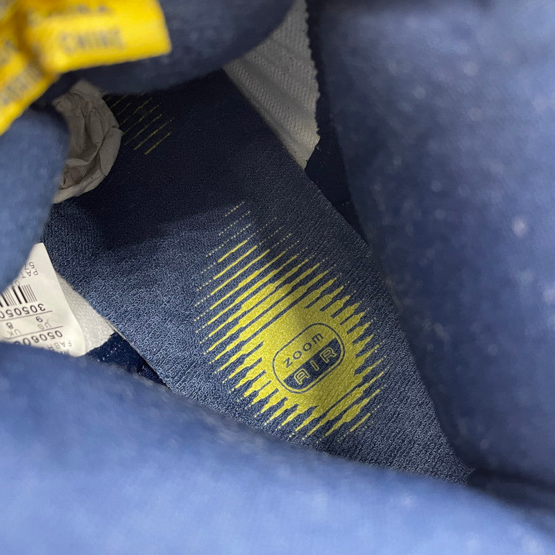 【中古品】【メンズ】 NIKE SB ナイキ スケートボーディング 05年製 DUNK HIGH 20TH ANNIVERSARY "MICHIGAN" 305050-741 ダンク ハイ 20周年記念 ミシガン スニーカー 靴 シューズ 160-260415-yo-01-tei サイズ：27cm カラー：イエロー/ネイビー 万代Net店