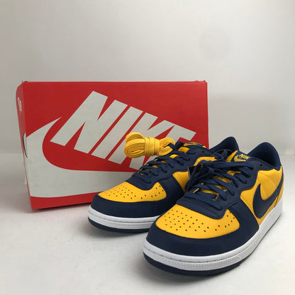 【中古美品】【メンズ】 NIKE ナイキ FJ4206-700 TERMINATOR LOW "UNIVERSITY GOLD AND NAVY MICHIGAN" ターミネーター ロー スニーカー 靴 160-260925-mh-04-fuzh サイズ：27.5cm カラー：イエロー ネイビー 万代Net店