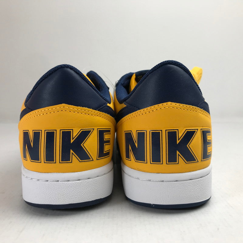 【中古美品】【メンズ】 NIKE ナイキ FJ4206-700 TERMINATOR LOW "UNIVERSITY GOLD AND NAVY MICHIGAN" ターミネーター ロー スニーカー 靴 160-260925-mh-04-fuzh サイズ：27.5cm カラー：イエロー ネイビー 万代Net店