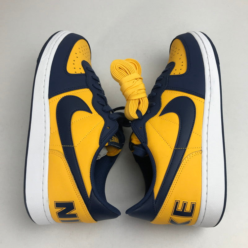 【中古美品】【メンズ】 NIKE ナイキ FJ4206-700 TERMINATOR LOW "UNIVERSITY GOLD AND NAVY MICHIGAN" ターミネーター ロー スニーカー 靴 160-260925-mh-04-fuzh サイズ：27.5cm カラー：イエロー ネイビー 万代Net店