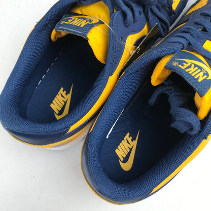 【中古美品】【メンズ】 NIKE ナイキ FJ4206-700 TERMINATOR LOW "UNIVERSITY GOLD AND NAVY MICHIGAN" ターミネーター ロー スニーカー 靴 160-260925-mh-04-fuzh サイズ：27.5cm カラー：イエロー ネイビー 万代Net店