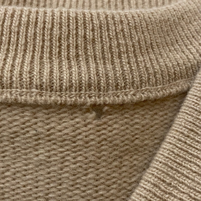 【現状渡し品】【メンズ】 FLATGROUND KNIT 675290 フラットグラウンド ニット 長袖 トップス 141-260422-ks-13-tei サイズ：XS カラー：ベージュ 万代Net店