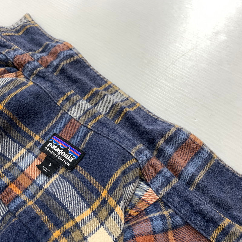 【中古品】【メンズ】 patagonia パタゴニア FJORD FLANNEL SHIRT STY53947 フィヨルド フランネル シャツ トップス ネルシャツ 144-260419-ko-18-tei サイズ：S カラー：チェック 万代Net店
