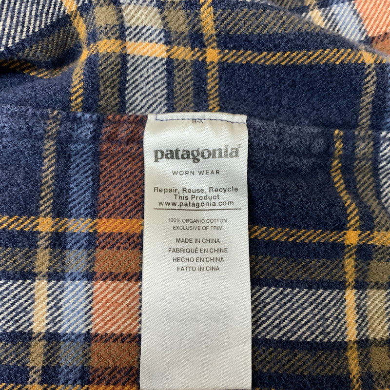【中古品】【メンズ】 patagonia パタゴニア FJORD FLANNEL SHIRT STY53947 フィヨルド フランネル シャツ トップス ネルシャツ 144-260419-ko-18-tei サイズ：S カラー：チェック 万代Net店