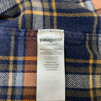 【中古品】【メンズ】 patagonia パタゴニア FJORD FLANNEL SHIRT STY53947 フィヨルド フランネル シャツ トップス ネルシャツ 144-260419-ko-18-tei サイズ：S カラー：チェック 万代Net店
