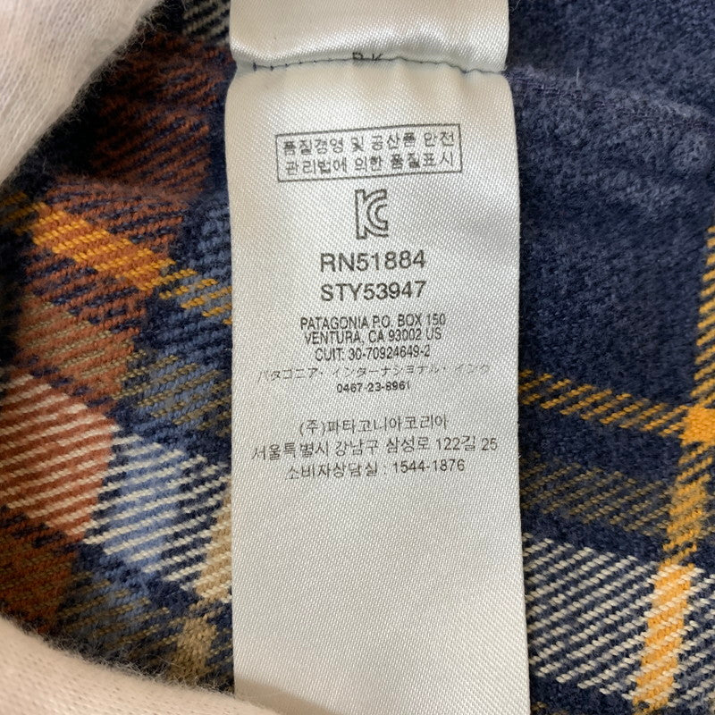 【中古品】【メンズ】 patagonia パタゴニア FJORD FLANNEL SHIRT STY53947 フィヨルド フランネル シャツ トップス ネルシャツ 144-260419-ko-18-tei サイズ：S カラー：チェック 万代Net店