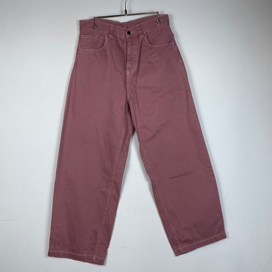 【中古品】【メンズ】 Carhartt WIP カーハートワークインプログレス BRANDON PANT I034809 ブランドン パンツ ボトムス ワークパンツ 156-260418-ko-14-tei サイズ：S カラー：ピンク 万代Net店