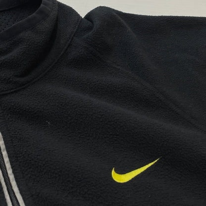 【中古品】【メンズ】 NIKE ナイキ 90's HALF ZIP FLEECE JACKET 90年代 ハーフ ジップ フリース ジャケット アウター 148-260901-sa-18-teih サイズ：XL カラー：ブラック 万代Net店