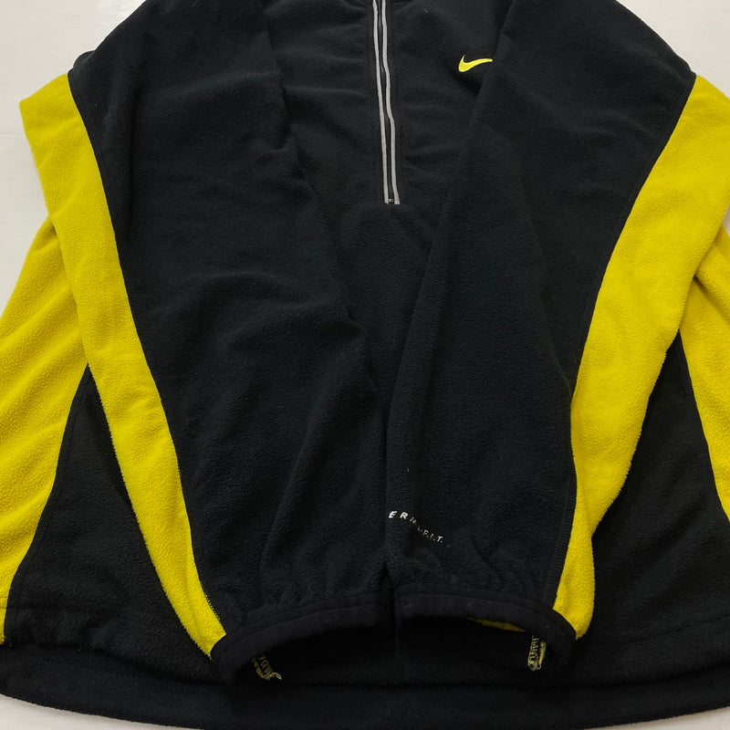 【中古品】【メンズ】 NIKE ナイキ 90's HALF ZIP FLEECE JACKET 90年代 ハーフ ジップ フリース ジャケット アウター 148-260901-sa-18-teih サイズ：XL カラー：ブラック 万代Net店
