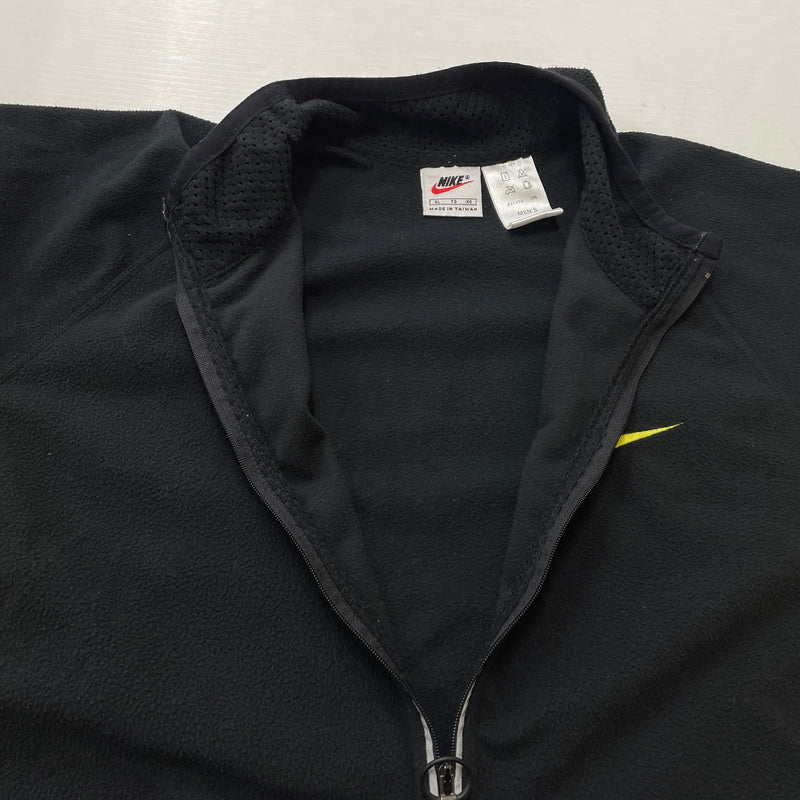 【中古品】【メンズ】 NIKE ナイキ 90's HALF ZIP FLEECE JACKET 90年代 ハーフ ジップ フリース ジャケット アウター 148-260901-sa-18-teih サイズ：XL カラー：ブラック 万代Net店