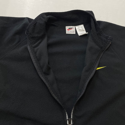 【中古品】【メンズ】 NIKE ナイキ 90's HALF ZIP FLEECE JACKET 90年代 ハーフ ジップ フリース ジャケット アウター 148-260901-sa-18-teih サイズ：XL カラー：ブラック 万代Net店