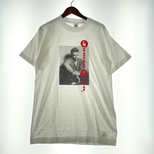 【中古品】【メンズ】 FRUIT OF THE LOOM フルーツオブザルーム 90's JAMES DEAN PRINT TEE 90年代 ジェームズ・ディーン プリント Tシャツ 半袖 トップス 145-260413-yo-01-tei サイズ：M カラー：ホワイト 万代Net店
