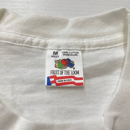 【中古品】【メンズ】 FRUIT OF THE LOOM フルーツオブザルーム 90's JAMES DEAN PRINT TEE 90年代 ジェームズ・ディーン プリント Tシャツ 半袖 トップス 145-260413-yo-01-tei サイズ：M カラー：ホワイト 万代Net店